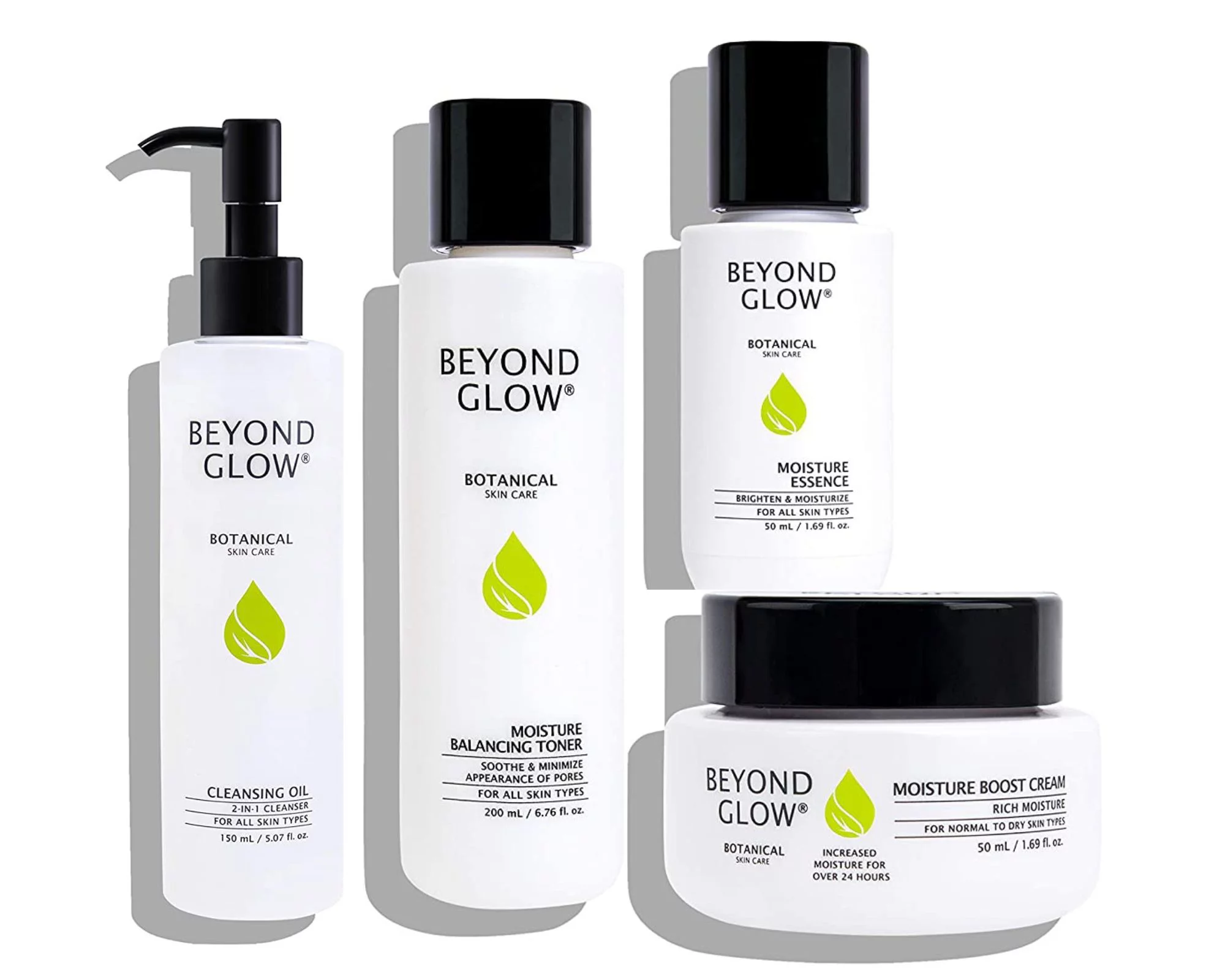 Beyond Glow Cleansing Oil + Toner + Essense + Moisture Cream