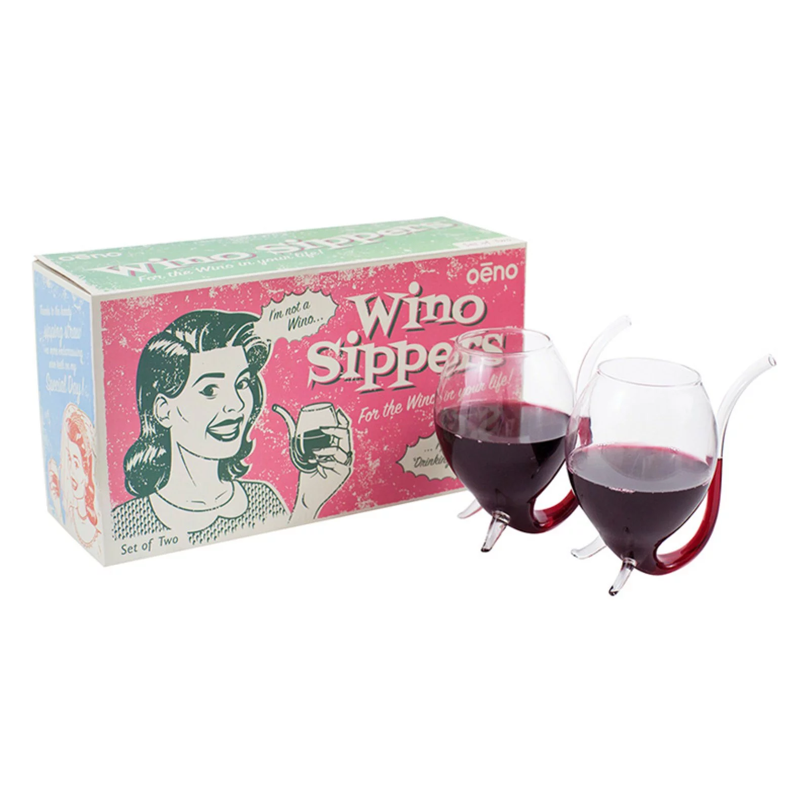Oenophilia Wino Sipper - Set of 2