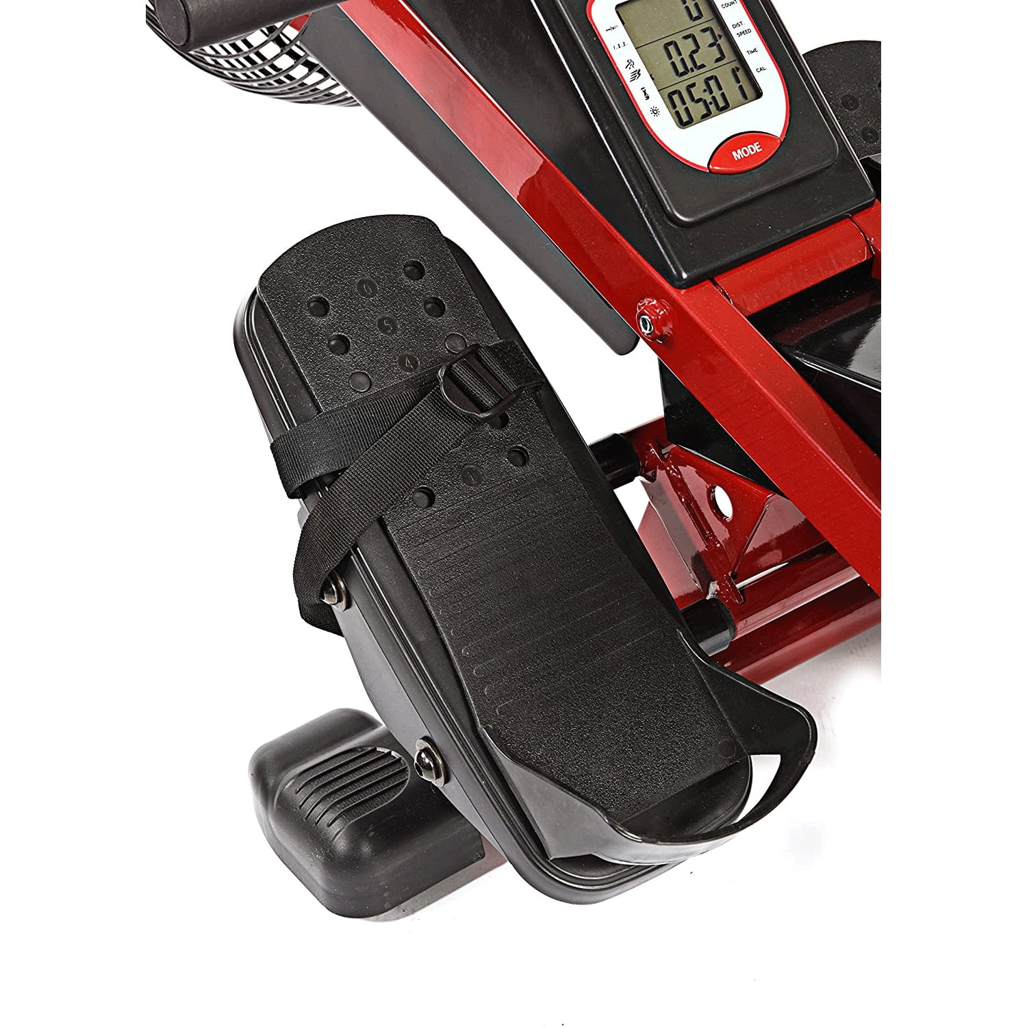 Stamina Exercise Foldable X Air Rower Rowing Machine w/ LCD Display, Red