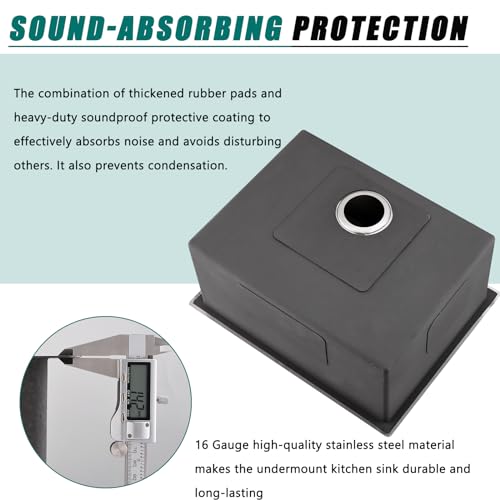 25 Inch Drop In Utility Sink with Faucet, 25