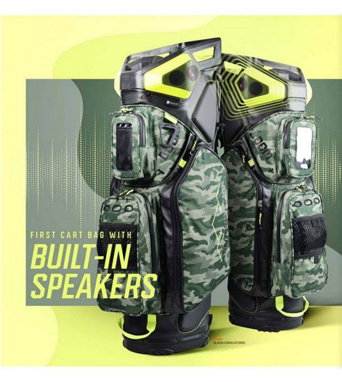 Sun Mountain Boom Cart Bag, Gray/Garnet/Black