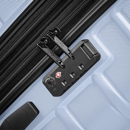 Samsonite Omni 2 Hardside Expandable Luggage with Spinner Wheels, 2-Piece Set (19/24), Lagoon Blue