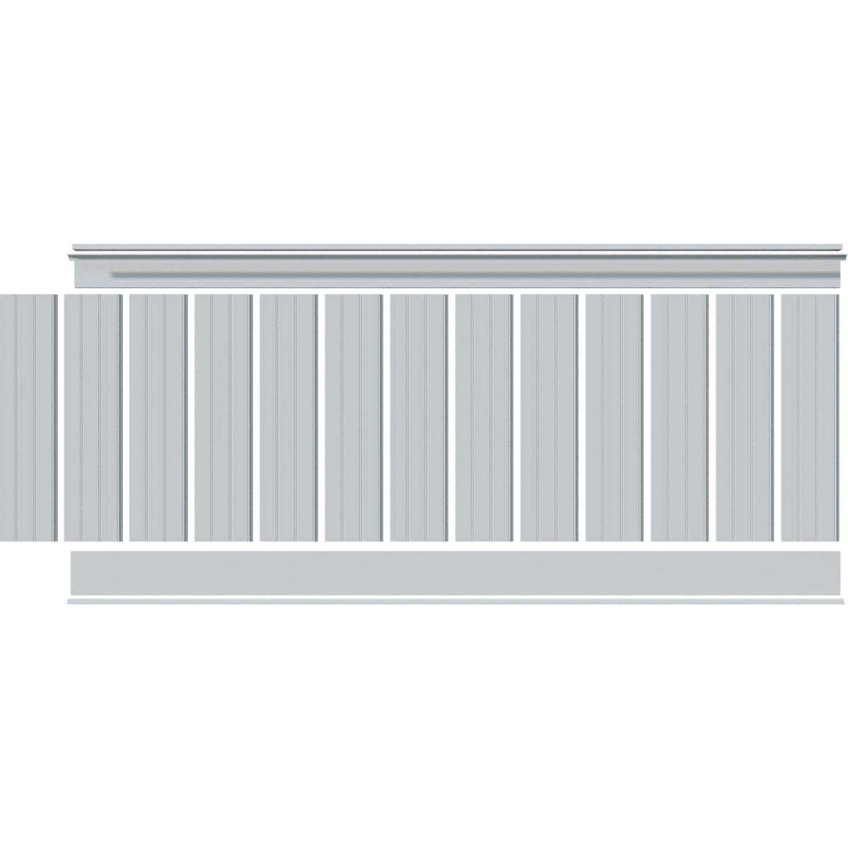 Deluxe Shiplap 96 PVC Wainscot Kit Ekena Millwork