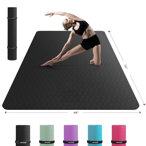 HAPBEAR Extra Large Yoga Mat - 72
