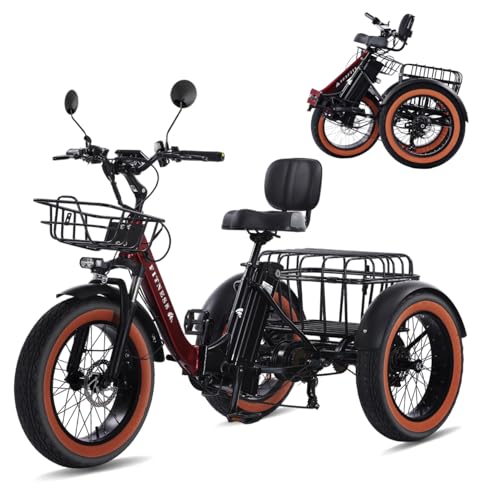 Adult Electric Tricycle Adult Tricycle 3 Wheel Bikes Adults Electric Three Wheel Bike