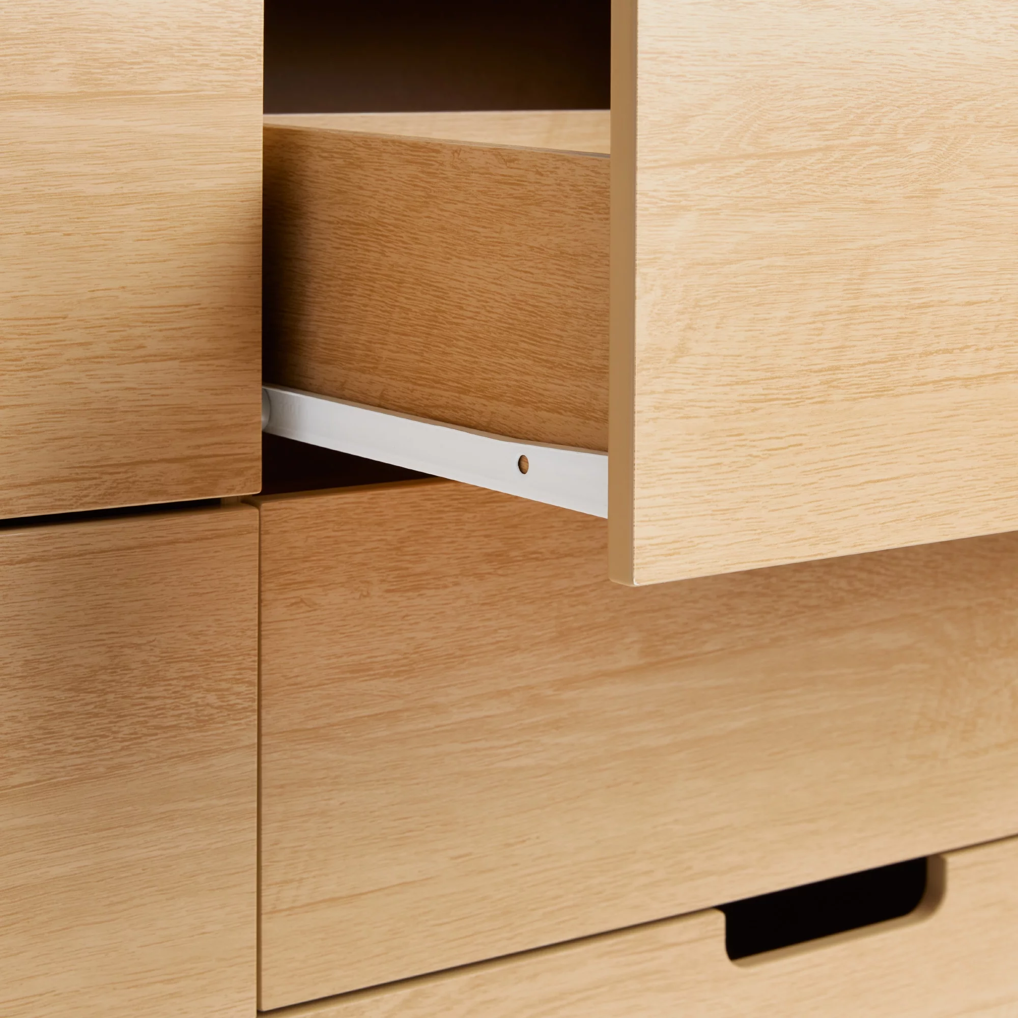 Walker Edison Modern 6-Drawer Dresser with Cut-Out Handles, Riviera