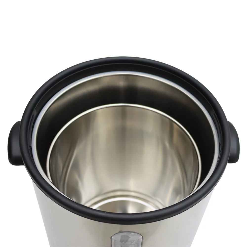 PreAsion Commercial Household Stainless Steel Milk Bucket Hot Water Bucket Instant Hot Water Boiler 8.8L