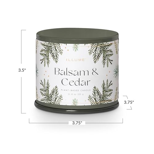 ILLUME Vanity Tin Candle, Balsam & Cedar