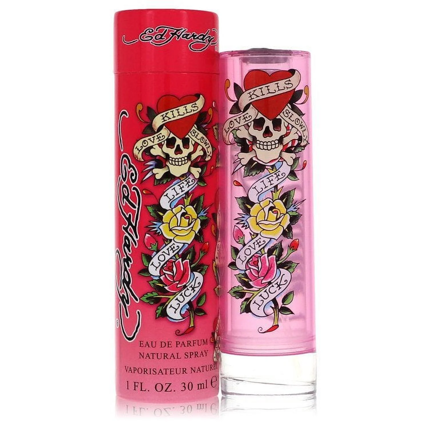 Ed Hardy Eau De Parfum Spray - 1.7 oz - Fruity Floral Magic