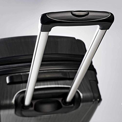 Samsonite Winfield 2 Hardside Expandable Luggage with Spinner Wheels, Brushed Anthracite, Checked-Large 28-Inch