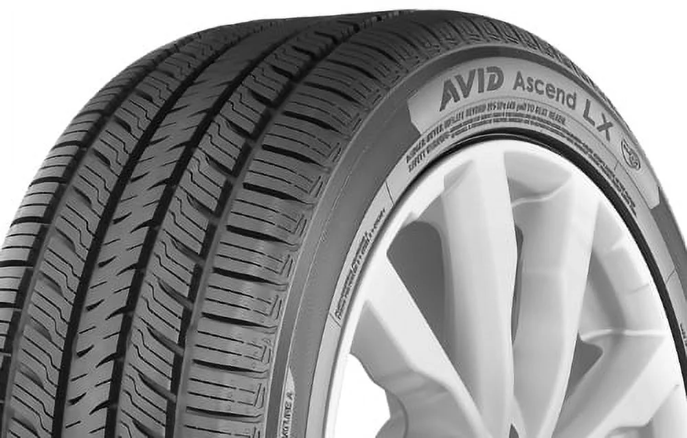 Set of 4 Yokohama Avid Acend LX 185/60R15 84H All Season Tires 85K Mileage Warranty 110132801 / 185/60/15 / 1856015 Fits: 2011-19 Ford Fiesta SE, 2001-02 Dodge Neon ACR
