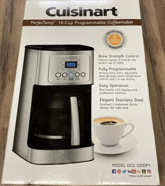 Cuisinart Perfectemp™ 14 Cup Programmable Coffeemaker, Silver