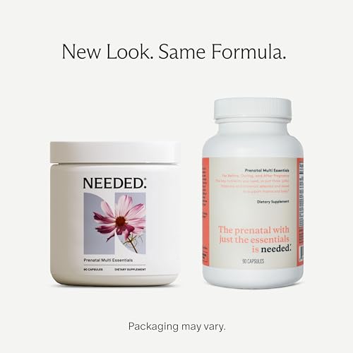 Needed. Vanilla Multivitamin Powder for Prenatal, Pregnancy, Breastfeeding, Postpartum | Expertly-Formulated & Third-Party Tested | 30-day Supply