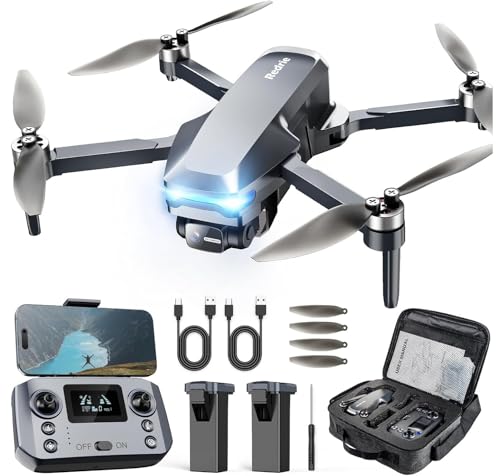 GPS Drone with Camera 4K, Under 249g, 45 Mins Flight, Brushless Motor, Light, Auto Follow, Tap Fly & Circle Fly, One Key Start, Foldable Drone for Adults Beginners