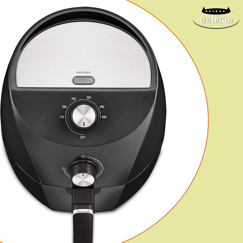 Manual Air Fryer, Faster Pre-Heat, No-Oil Frying