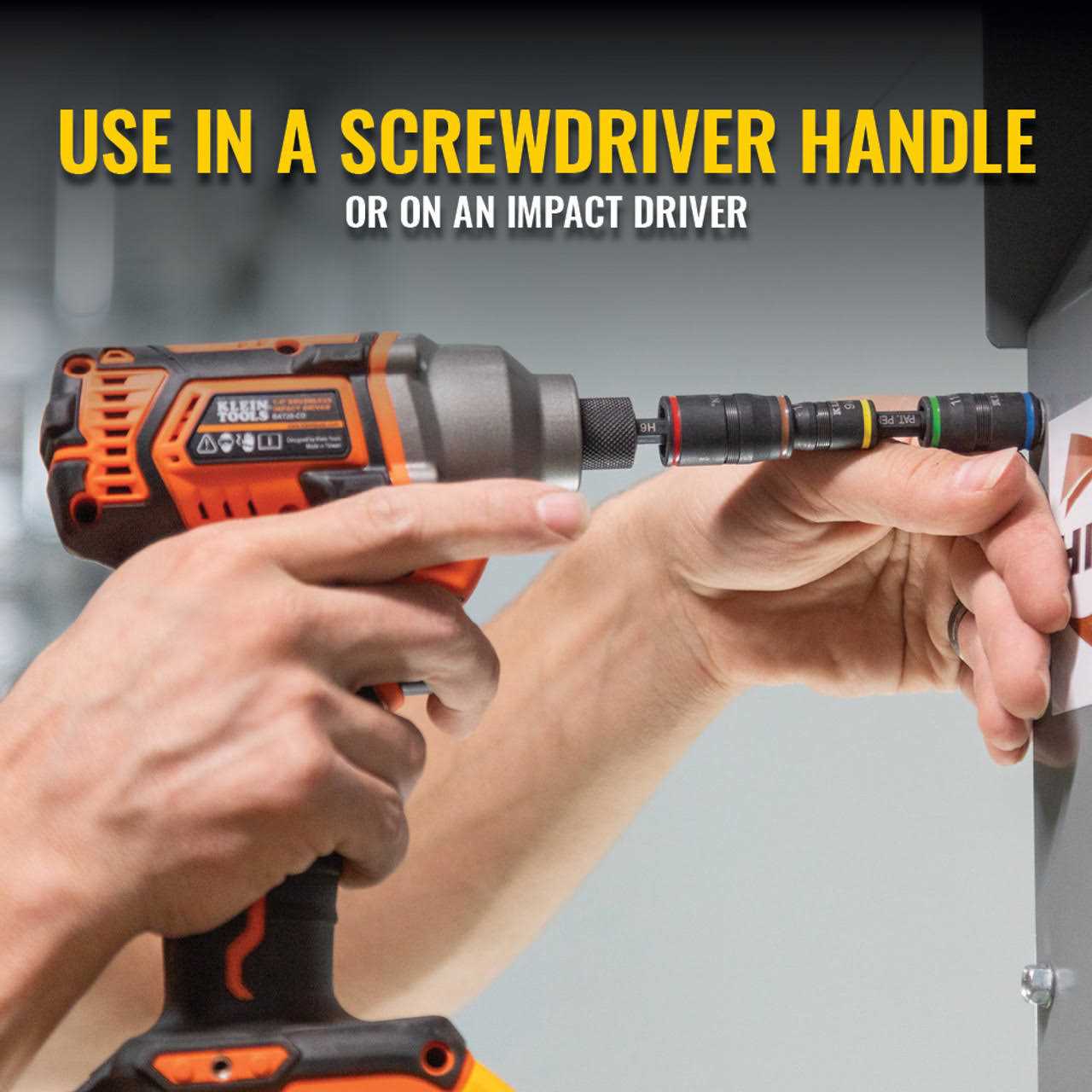 Klein Tools 32900 7 in 1 Impact Flip Socket with Handle