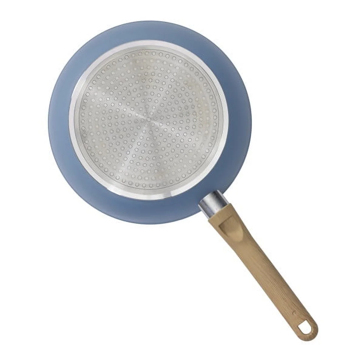 GoodCook Healthy Ceramic Titanium-infused 10-Piece Cookware Set with tools, Light Blue