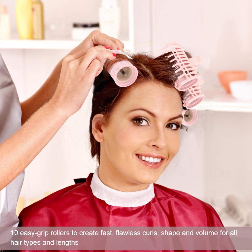 Travel Hot Rollers,Rollers Hot Pod Hair Styling Tool, 10Pcs Professional Electric Heated Roller Curling Roll DIY Hairstyles Hair Tube (Upgrade)