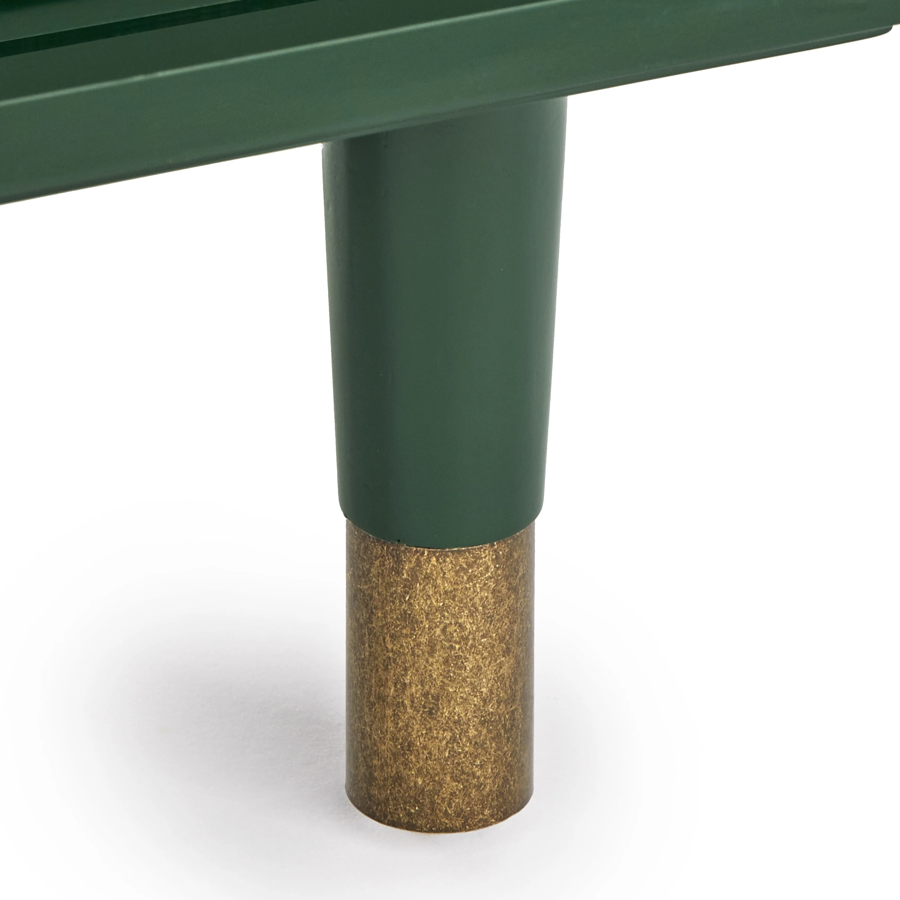 Simple Living  Margo Mid-Century Modern Wood TV Stand Green Painted