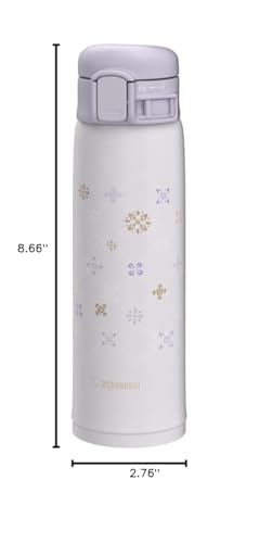 Zojirushi SM-SA60BA Stainless Steel Vacuum Insulated Mug, 1 Count (Pack of 1), Black, 20 oz.