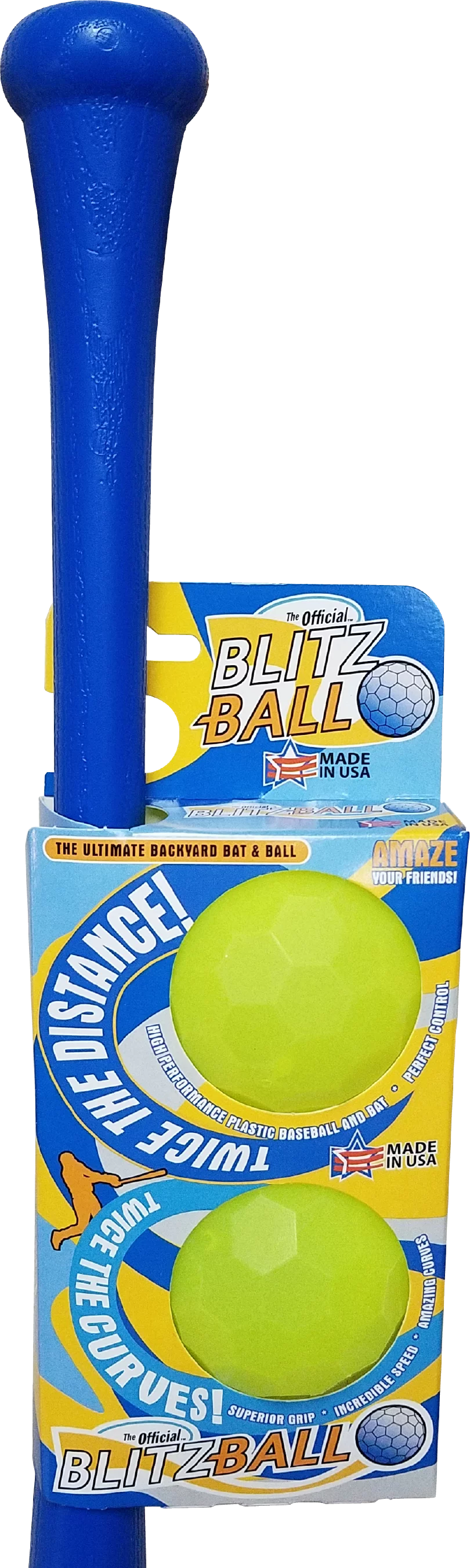 Blitzball Plastic Bat and Two Ball Combo
