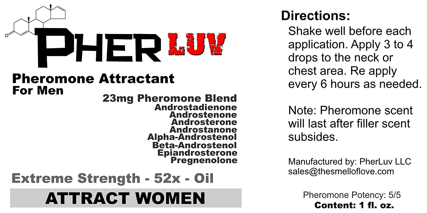PherLuv - Pheromone Cologne OIL for Men, 1 oz. (Attract Women) Sex Attractant