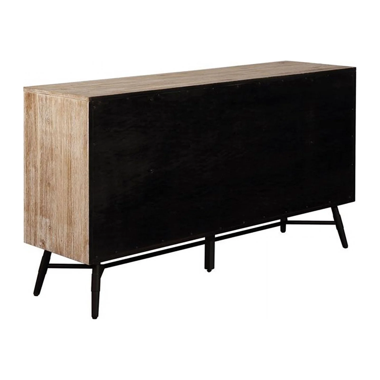 Pemberly Row 6-drawer Farmhouse Wood Dresser in Brown Finish