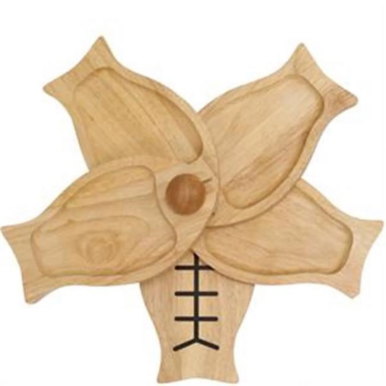 Primeware 5400-FH Cambridge 5 Tier Server with 4 Removable Appetizer, Hors D Oeuvres Plate & Wine Glass Holder - Fish