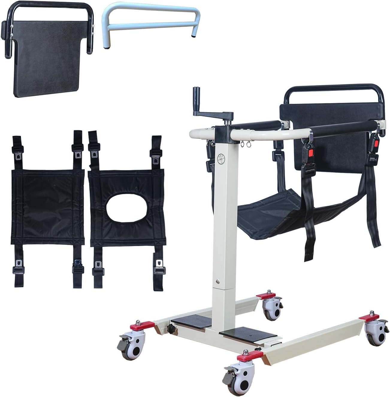 Patient Iift Transfer Chair，Patient lift Chair，for care of The elderly, disabled, and patients with limited mobility，Iift Wheelchair，Household use、Car wheelchair transfer，Height/width adjustable
