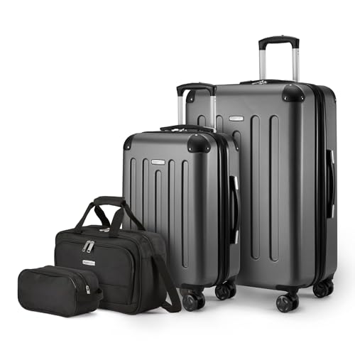 Amazon Basics 3-Piece Luggage Set, Including Carry-On Luggage (22