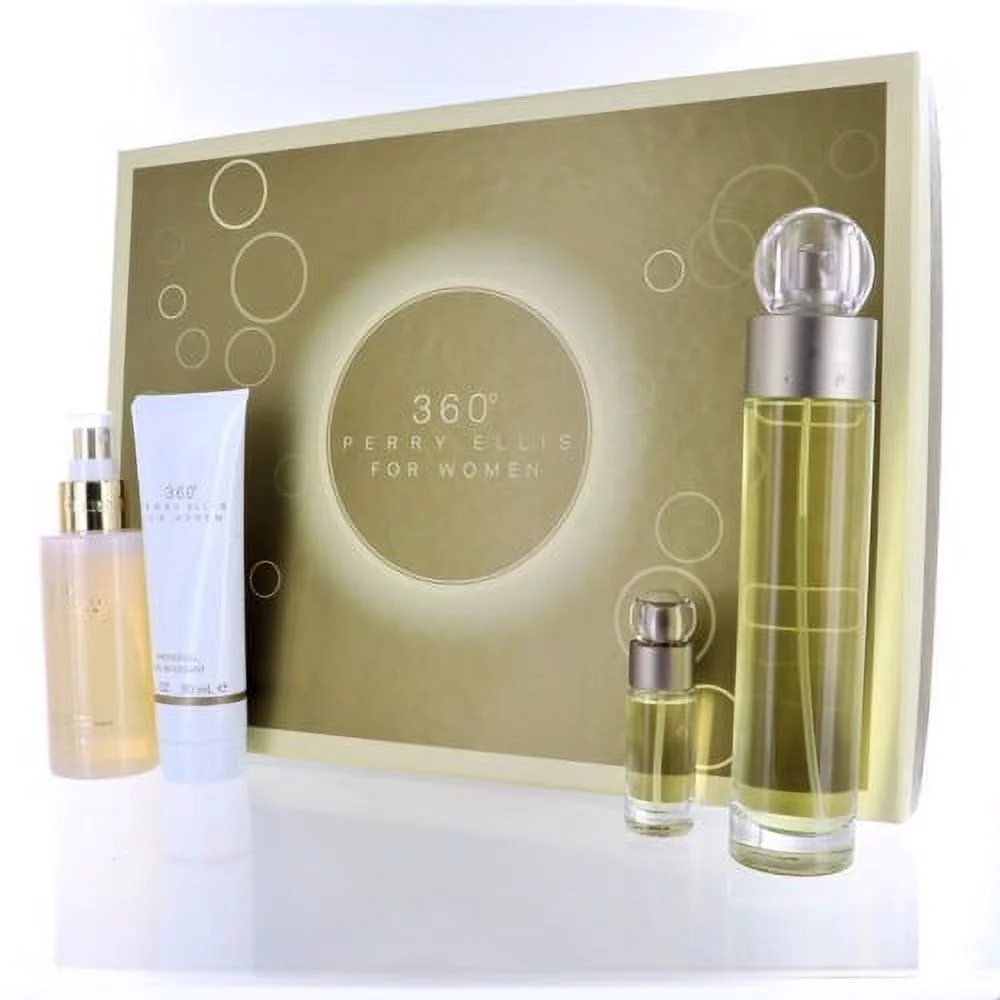 Perry Ellis Ladies 360 Degrees for Women Gift Set Fragrances 844061010338