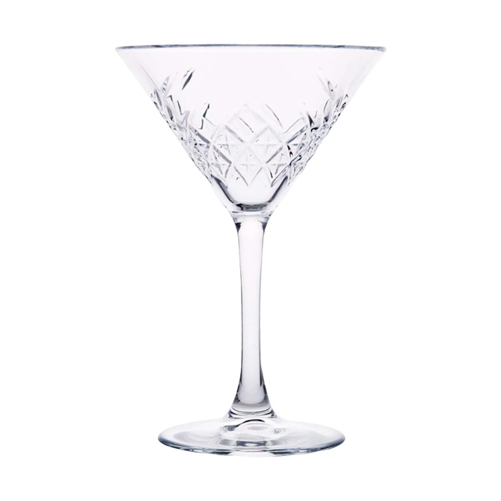 Engraved Cocktail Glasses Goblet Champagne Glasses for Lemonades Cold Drinks Beverage , 230ml