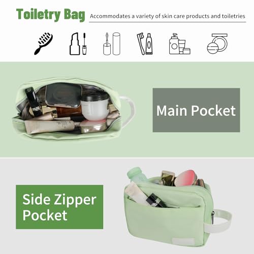 Lightweight Luggage with Spinner Wheels & YKK Zipper, 3-Piece Travel Suitcase ABS+PC Hardshell Luggage Set with TSA Lock, Light Avocado Green (20+24+28 inch)