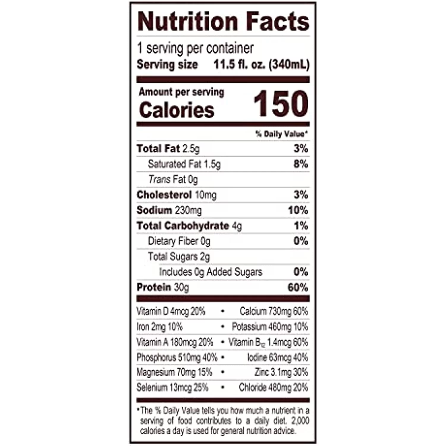 Fairlife Nutrition Plan High Protein Chocolate Shake, 12 pk. B