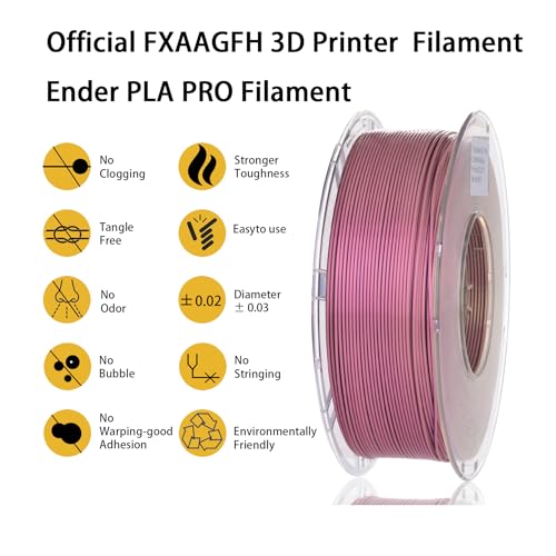 Rainbow 3D PLA Printer Filament 1.75 mm, Matte 3 D PLA Printing Print Filament +/-0.03mm, 1kg/2.2lbs