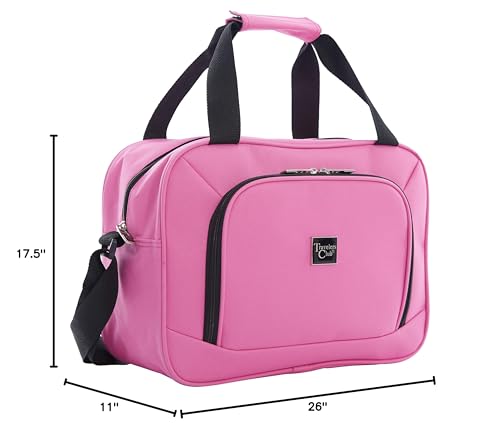 Travelers Club Midtown Hardside Luggage Travel, Black, 4-Piece Set