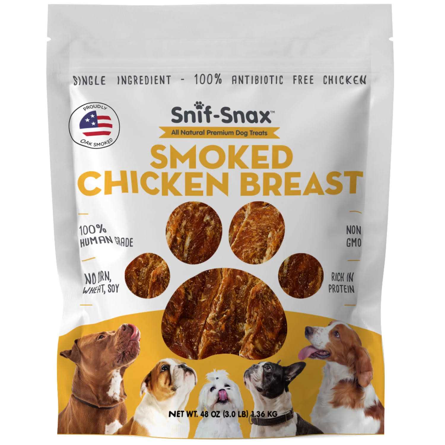 Snif-Snax Smoked Chicken Breast Dog Treats - Pet Supplies online store
