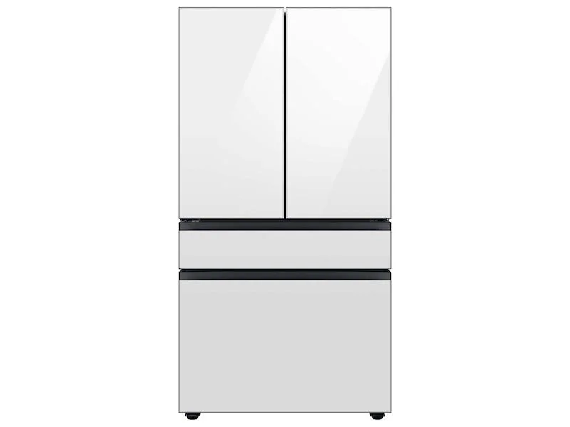 Samsung RF23BB860012 23 Cu. Ft. Bespoke White Glass Counter Depth 4-Door French Door Smart Refrigerator