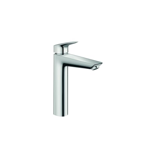 hansgrohe Logis Modern Low Flow Water Saving 1-Handle 1 10-inch Tall Bathroom Sink Faucet in Chrome, 71090001
