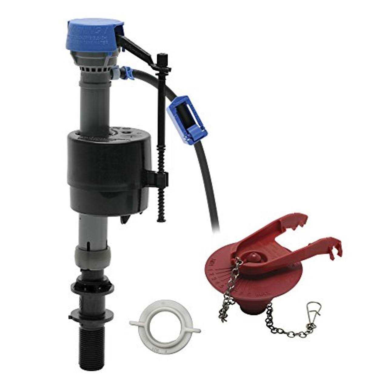 Fluidmaster PerforMAX Universal High Performance Toilet Fill Valve and 2 Inch Flapper Repair Kit