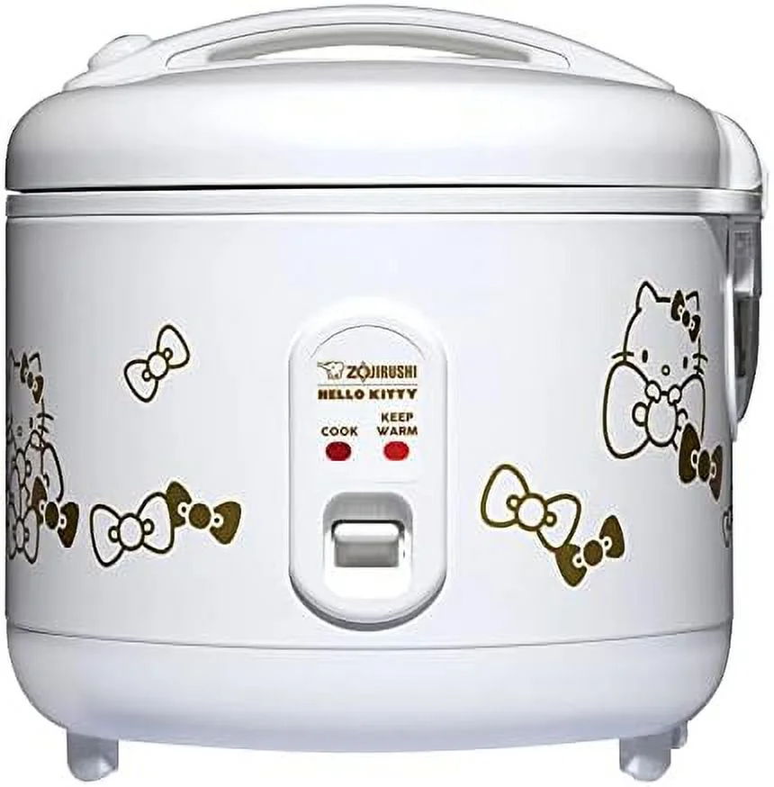 Automatic Rice Cooker And Warmer (White) Bundle With 9.5-Inch Rice Washing Bowl With Side And Bottom Drainers (2 Items)
