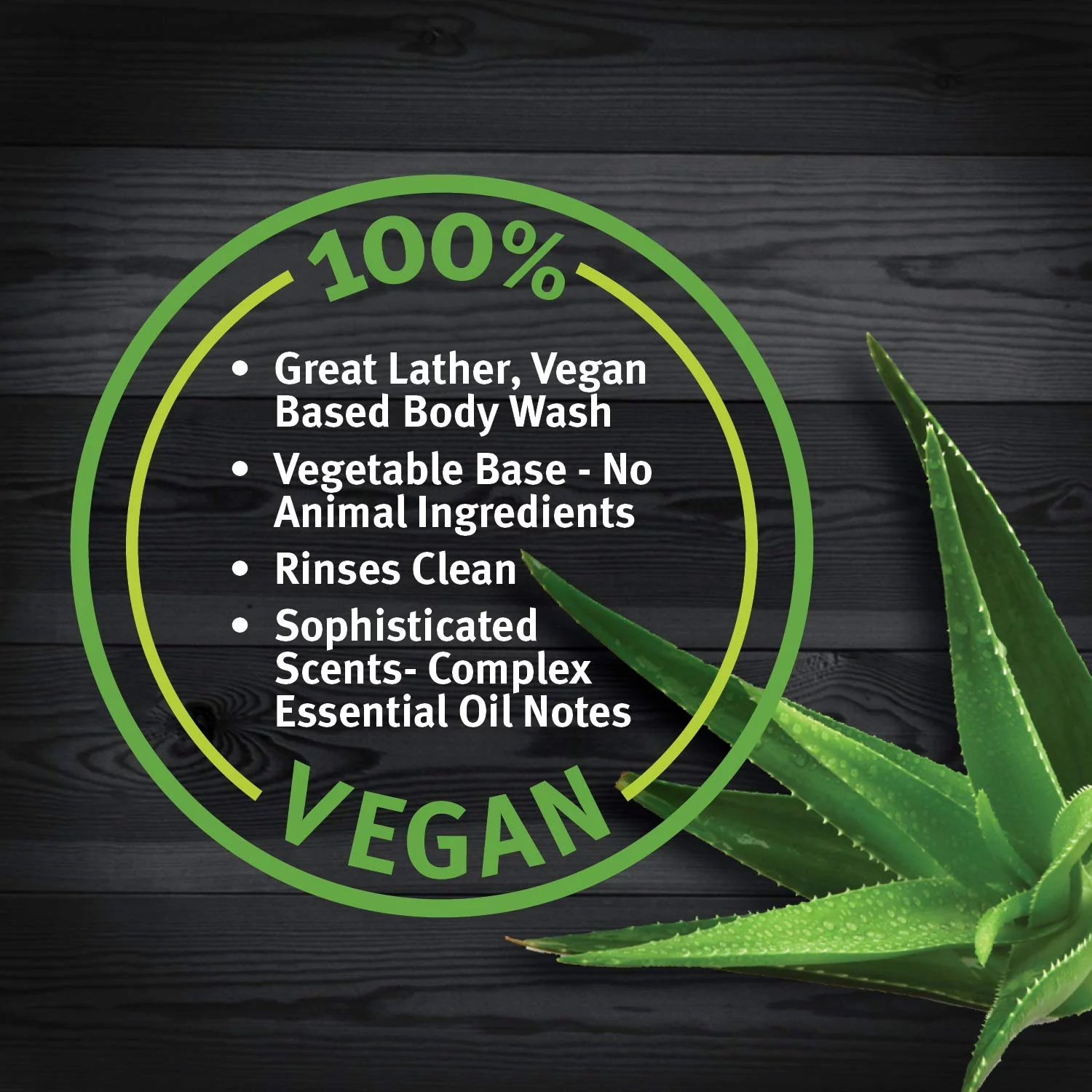 Herban Cowboy Body Wash - Forest - Vegan - Cruelty Free - 18 Oz (Pack Of 4).