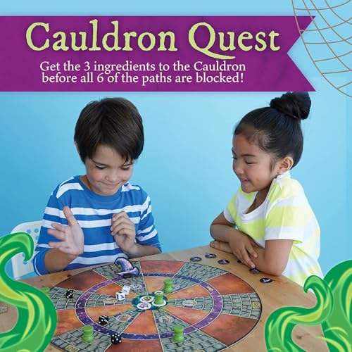 Peaceable Kingdom Cauldron Quest Cooperative Potions and Spells Game for Kids