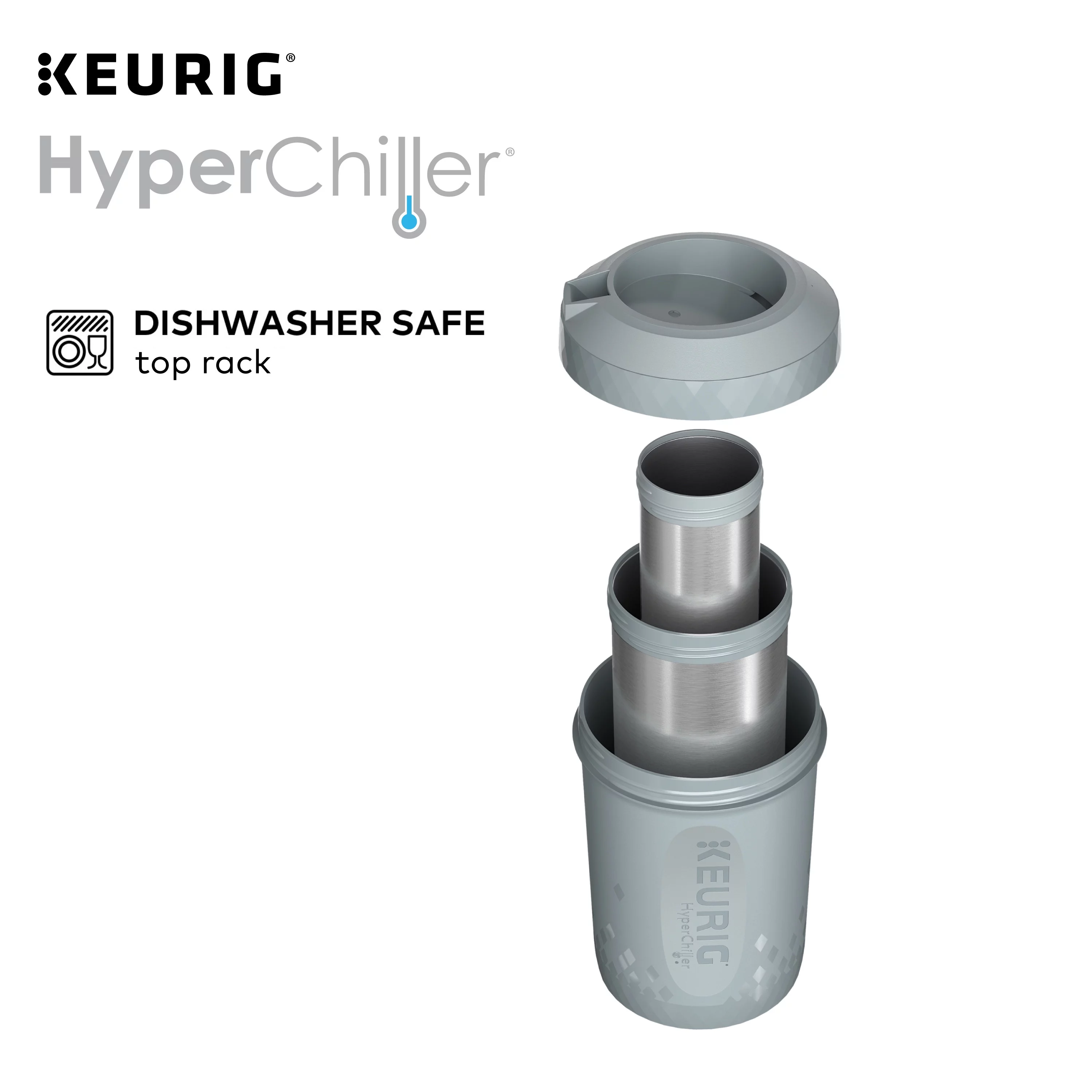 Keurig HyperChiller Iced Coffee Maker, Studio Gray