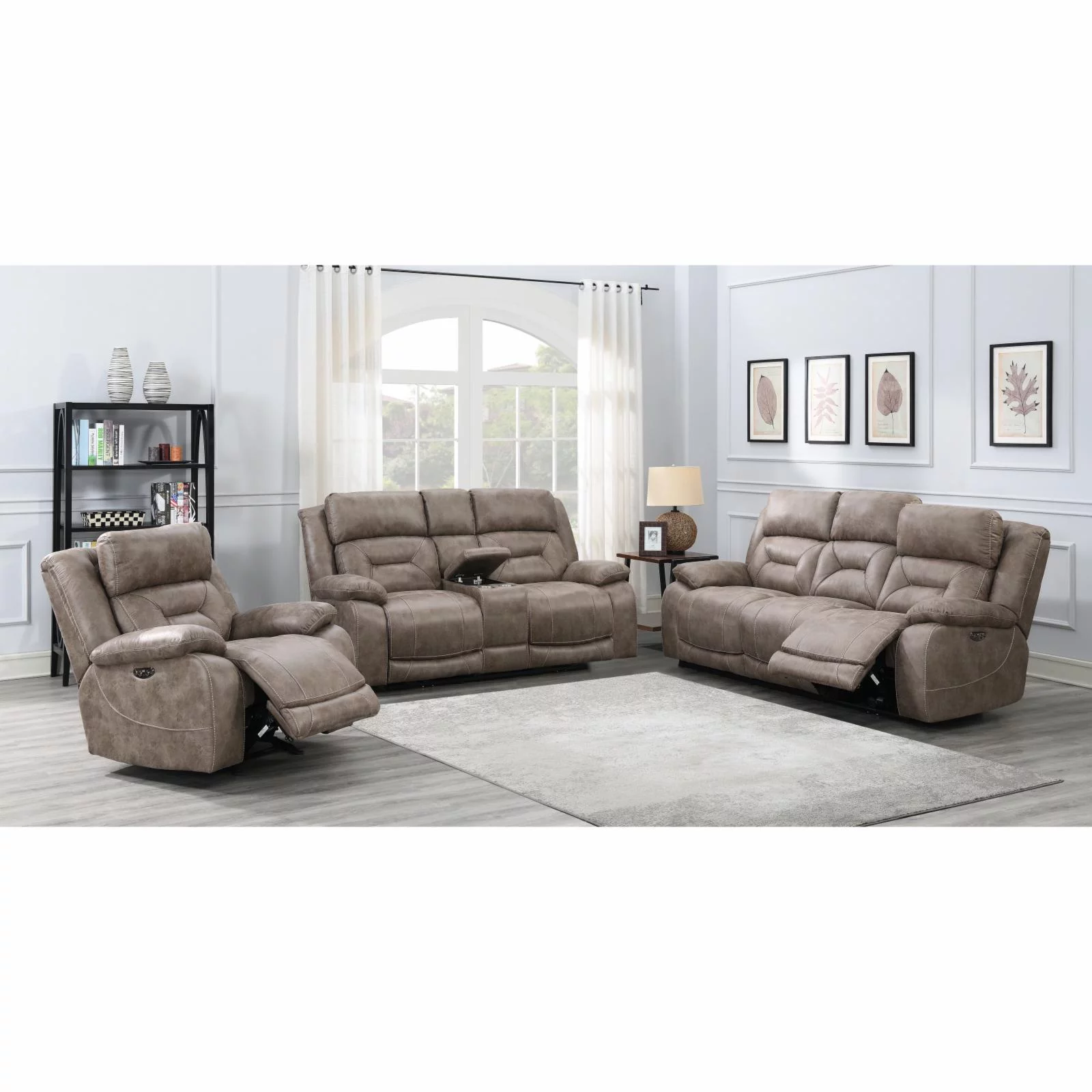 Steve Silver Aria Power Glider Recliner - Desert Sand