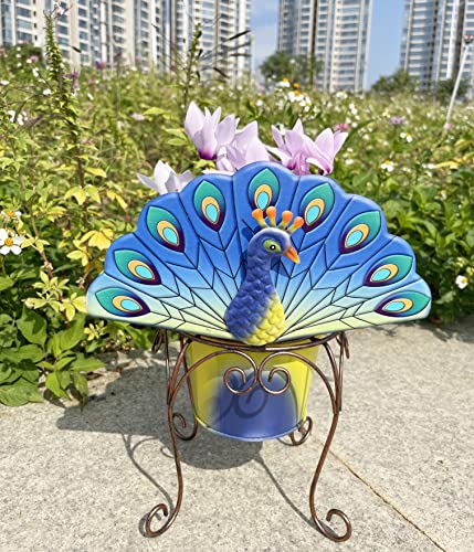 Butterfly Decor Flower Pot,Metal Flower Pot,Outdoor Flower Planters,Animal Succulent Flower Pot,Decorative Fun Planter for Cactus and Air Plants for Indoor/Outdoor Use,Perfect Gardening Gifts