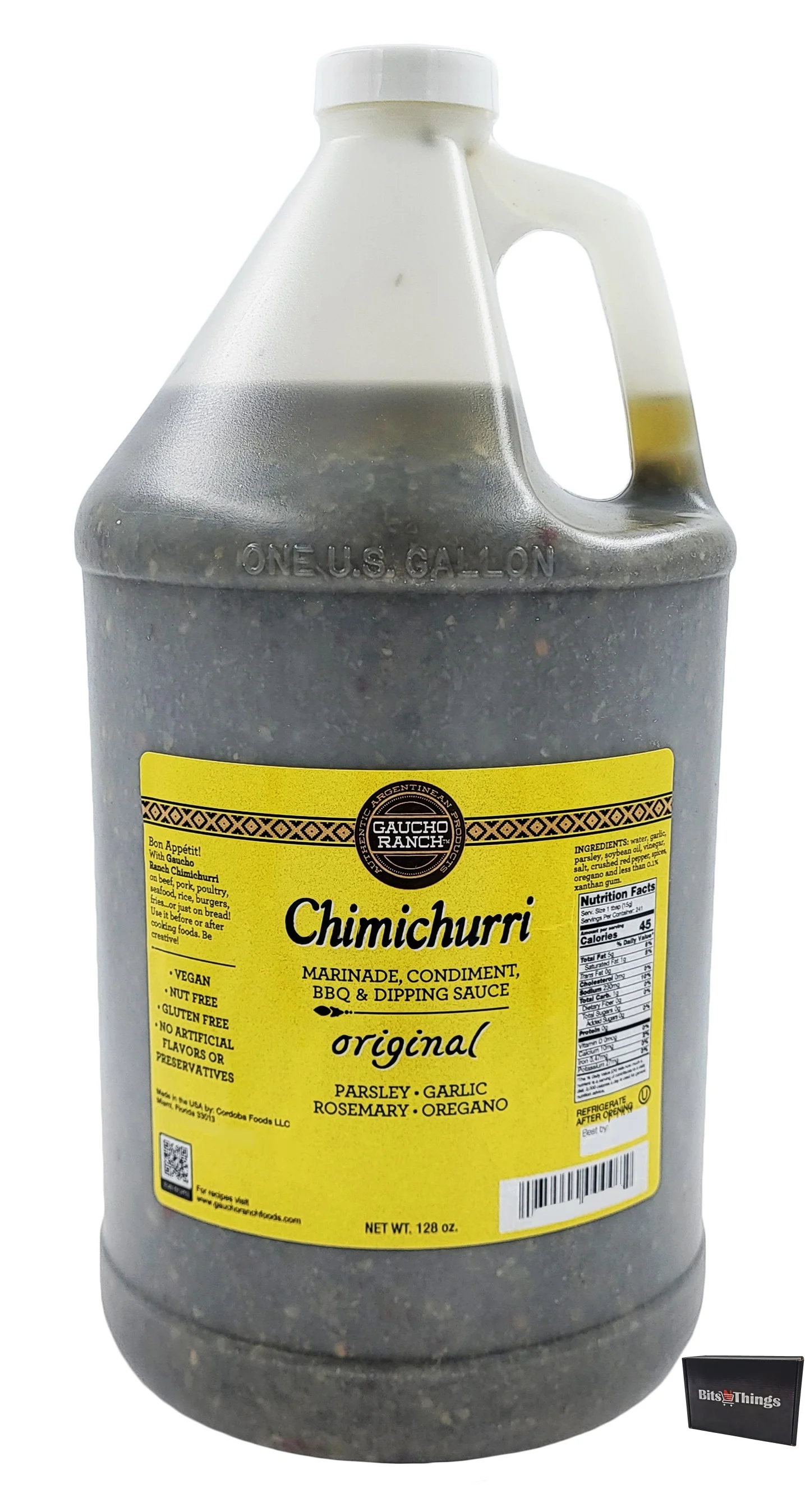 Chimichurri Original | Marinade, Condiment, BBQ, Dipping Sauce | 128 oz.