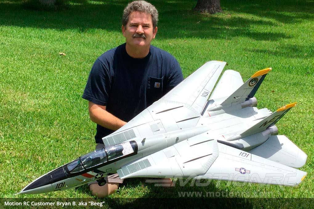Freewing F-14 Tomcat Twin 80mm EDF Jet - ARF Plus FJ30811A+