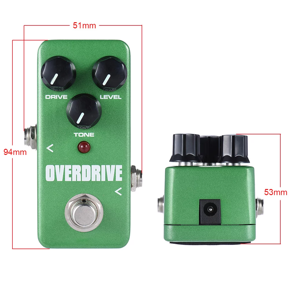 KOKKO FOD3 Overdrive Pedal Natural Tube Sound, Boost Guitar Amp Effect Pedal for Colorful Tones