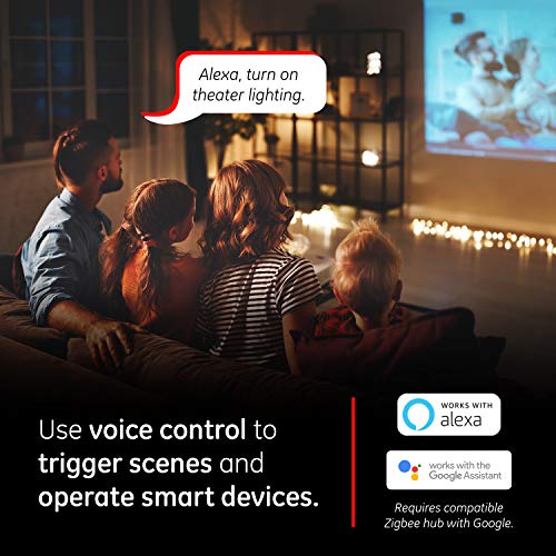 Enbrighten Zigbee Smart Light Switch, QuickFit & SimpleWire, Pairs Directly with Echo Show 10, Echo Studio, Eero Pro 6, Alexa & Google Assistant, Smart Light Switch, 43078